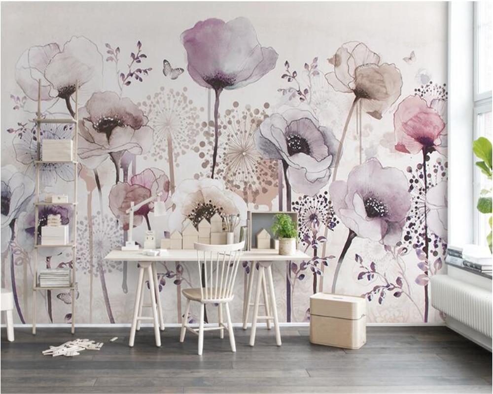 Papier peint Fleur Parme, XXL, tendance