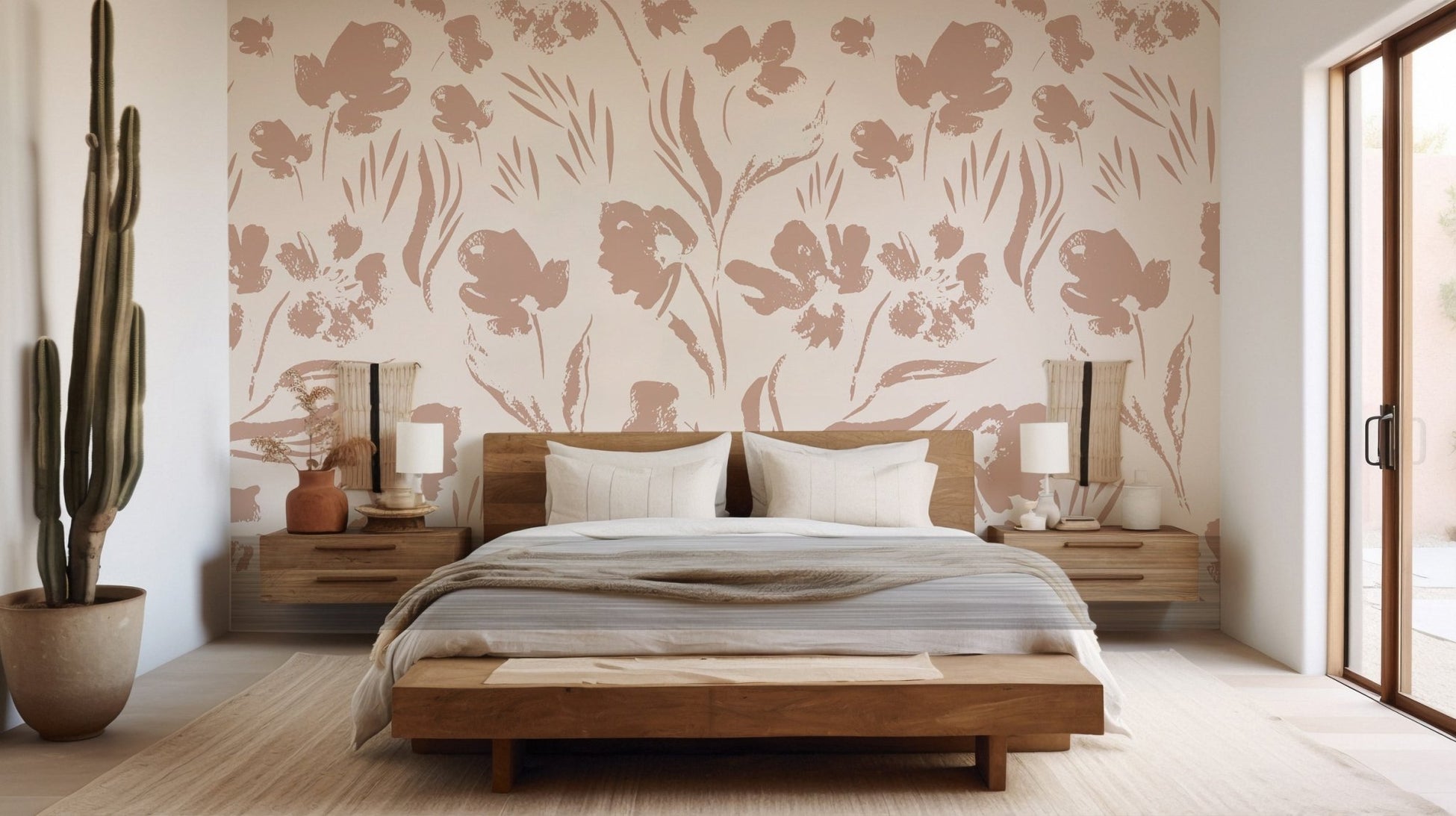 Papier peint moderne design bleu - Muralconcept