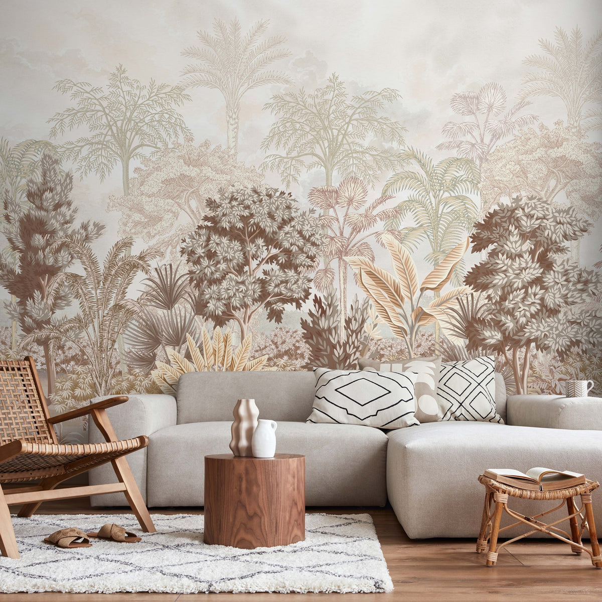 Papier peint panoramique jungle & tropical - Panoramiques tendances