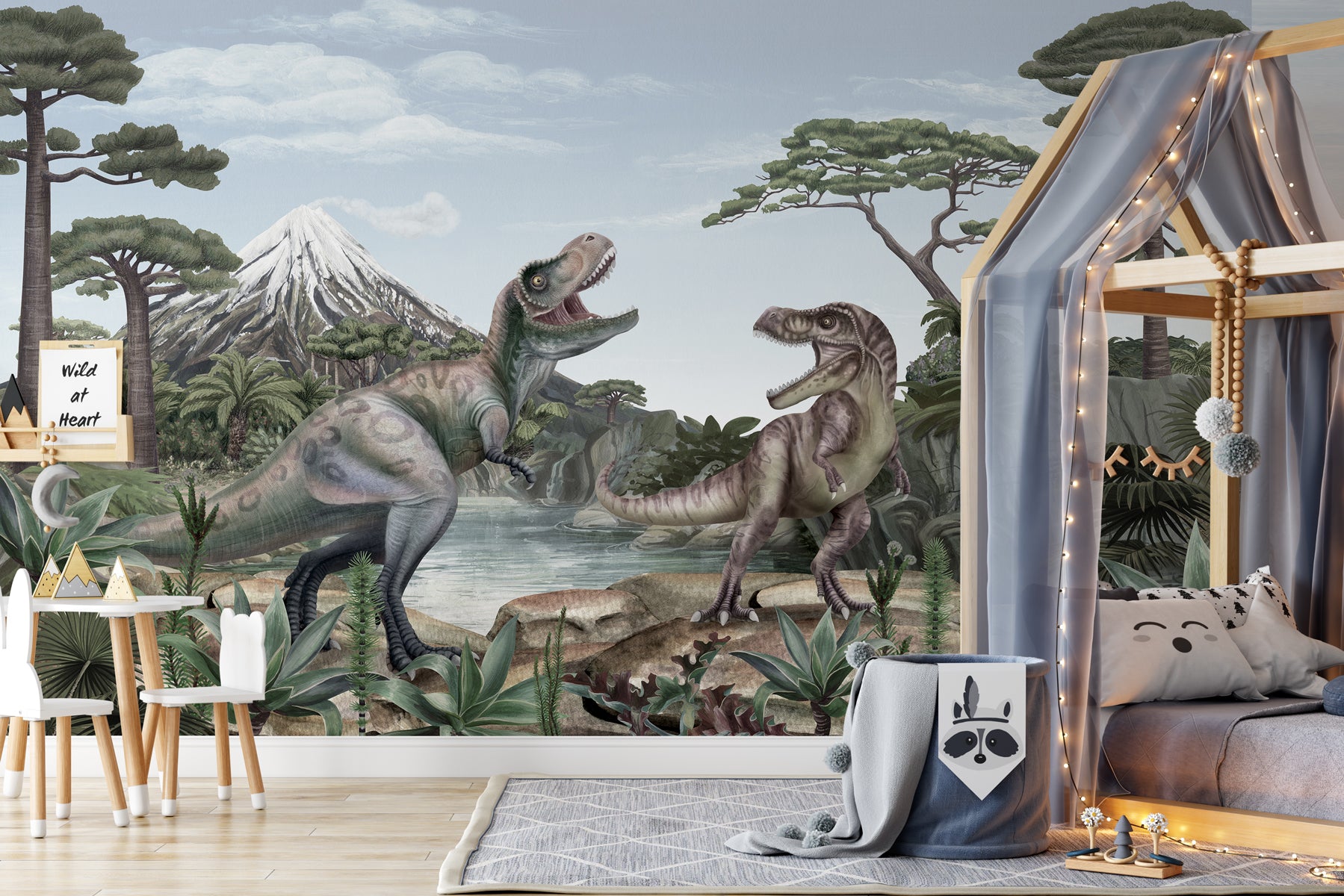 Papier peint le monde des dinosaures - Muralconcept
