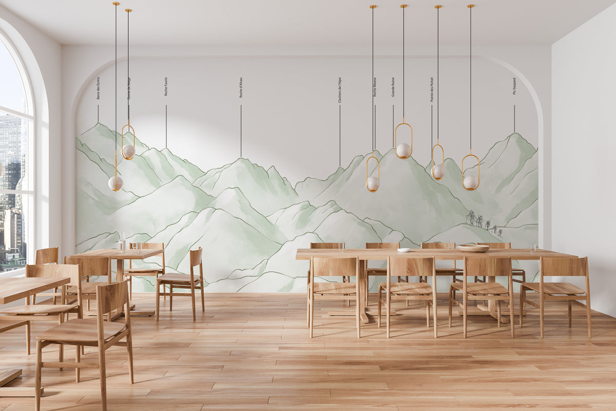Papier peint panoramique design et graphique - Muralconcept