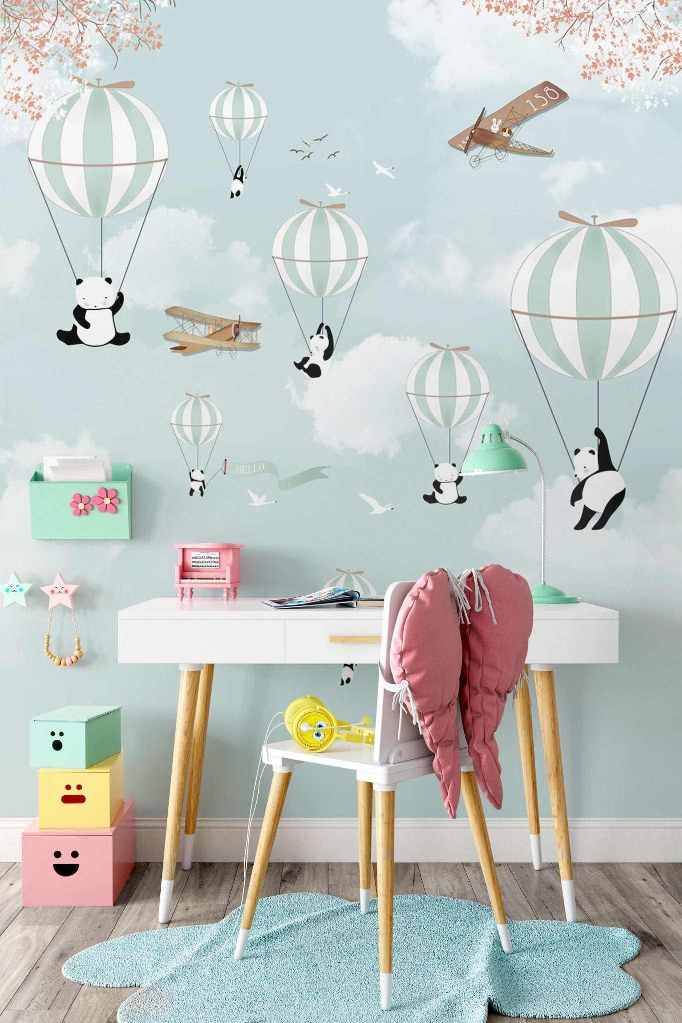 Papier peint panoramique enfant odyssée céleste - Muralconcept