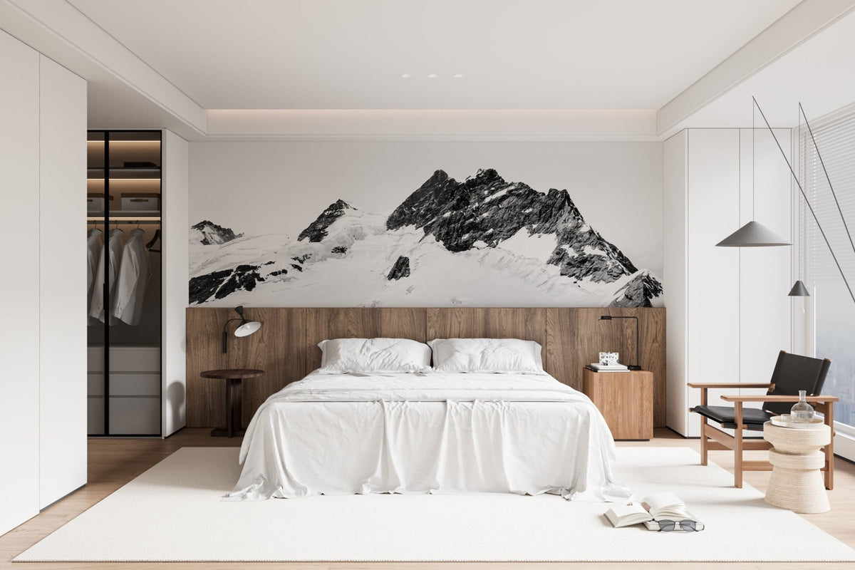 Papier peint panoramique Jungfrau - Alpes Suisses