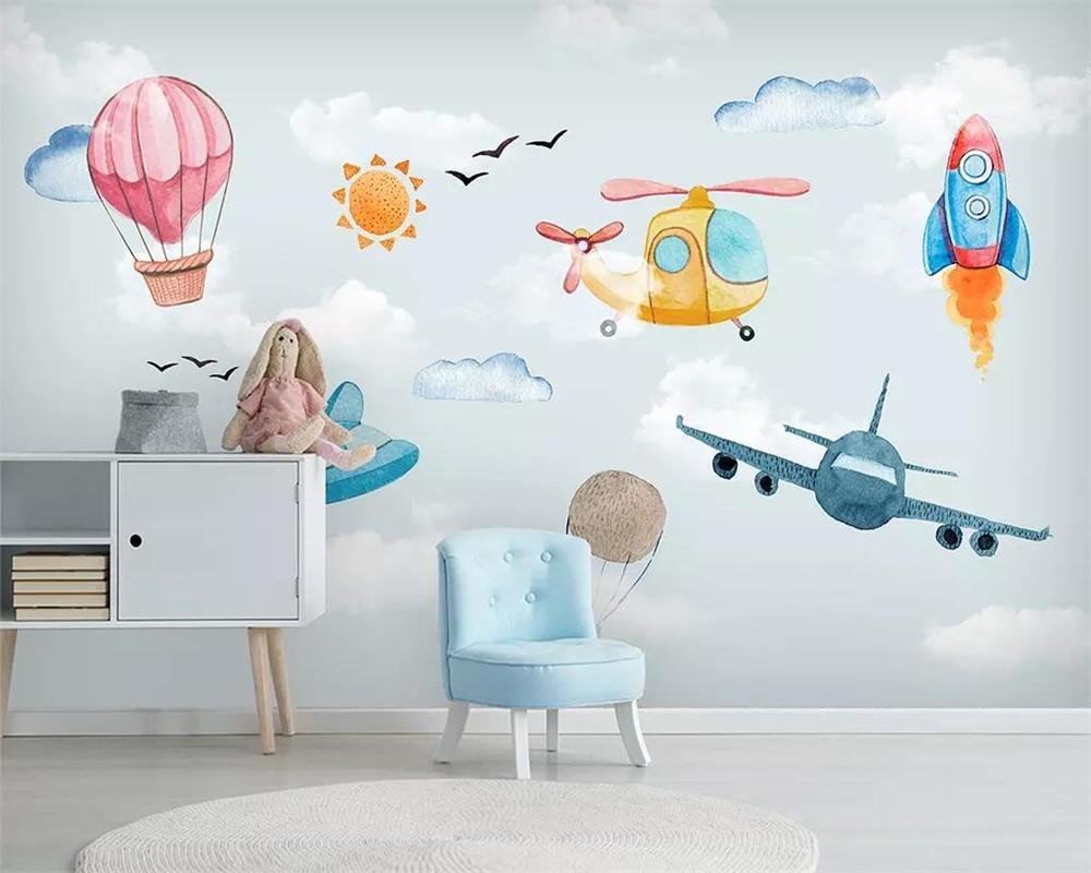 Tête de lit Enfant Petit avion - Déco'Art