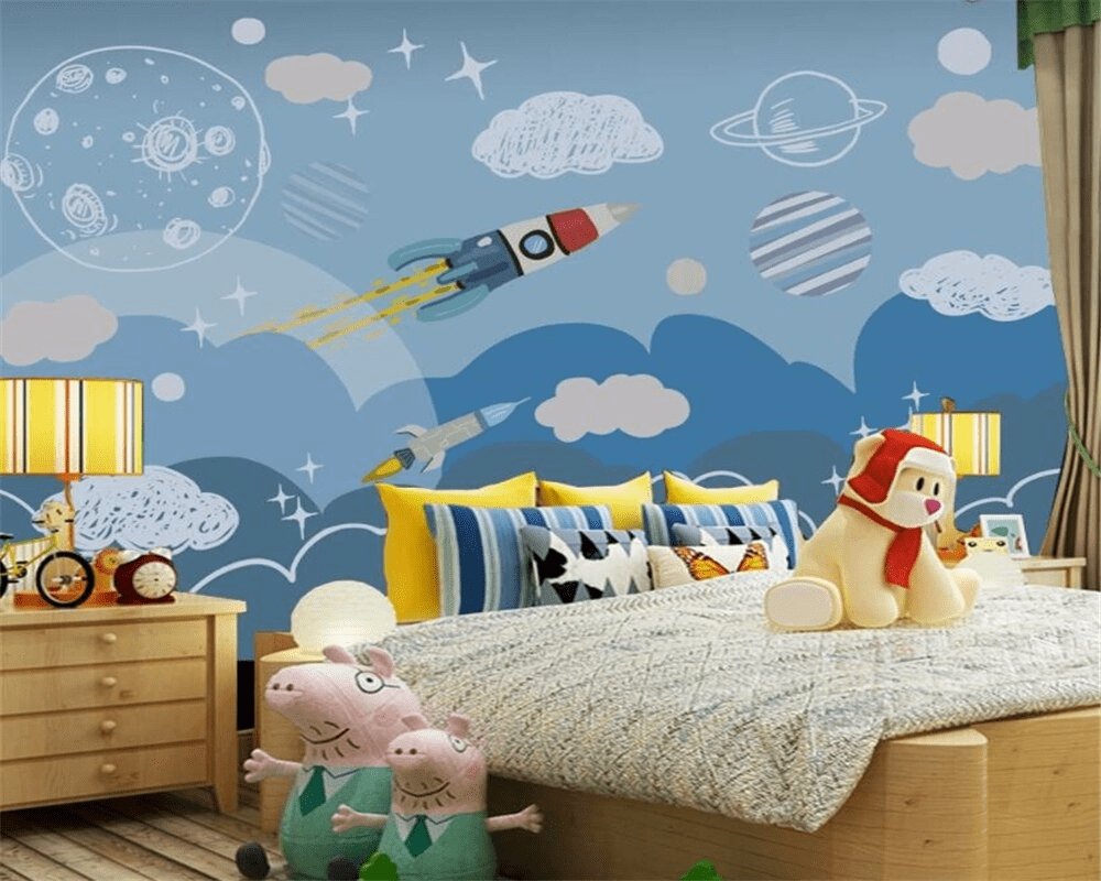 Papier peint astronomie enfant - Baby Wall