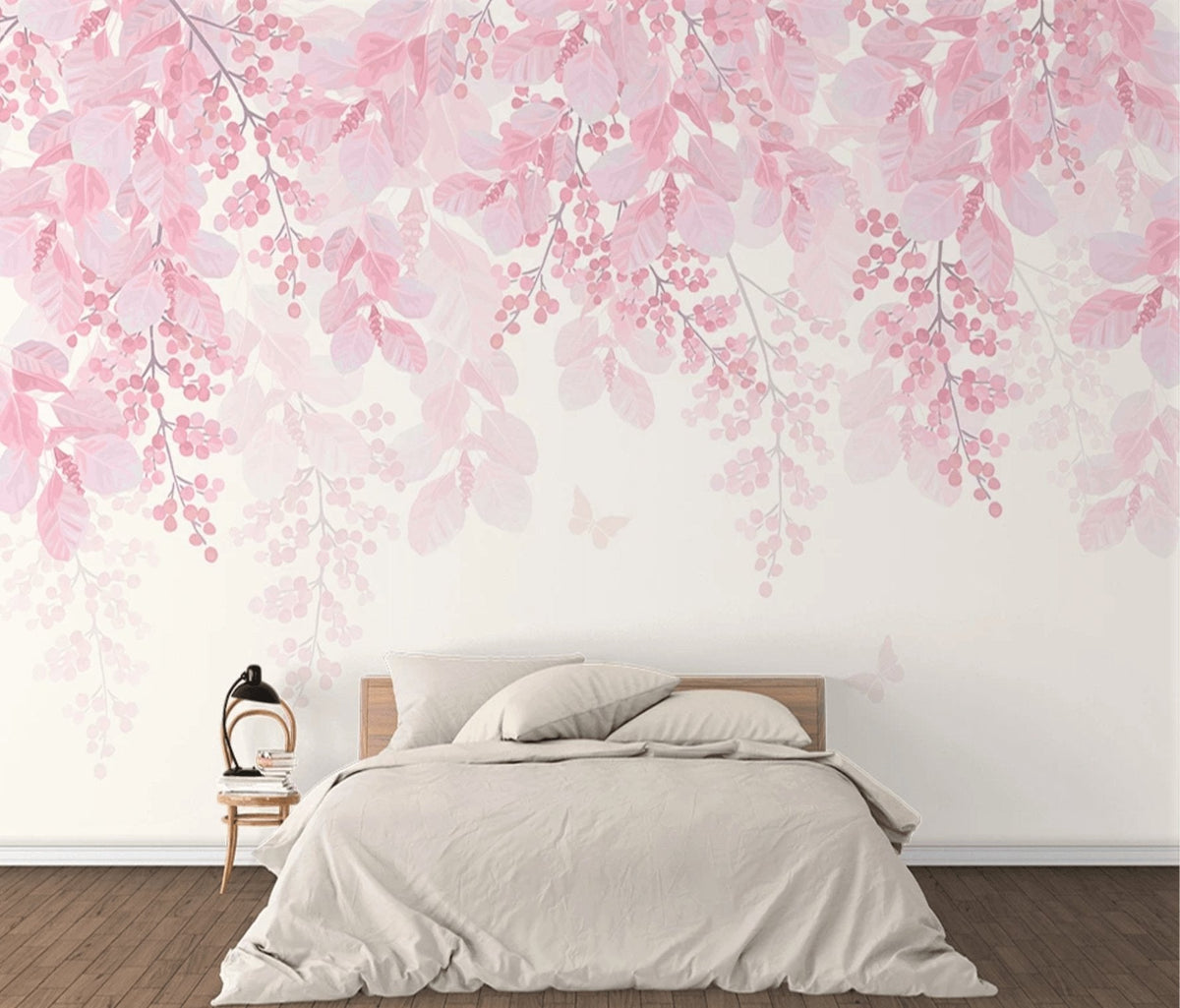 Papier peint panoramique blooming aquarelle