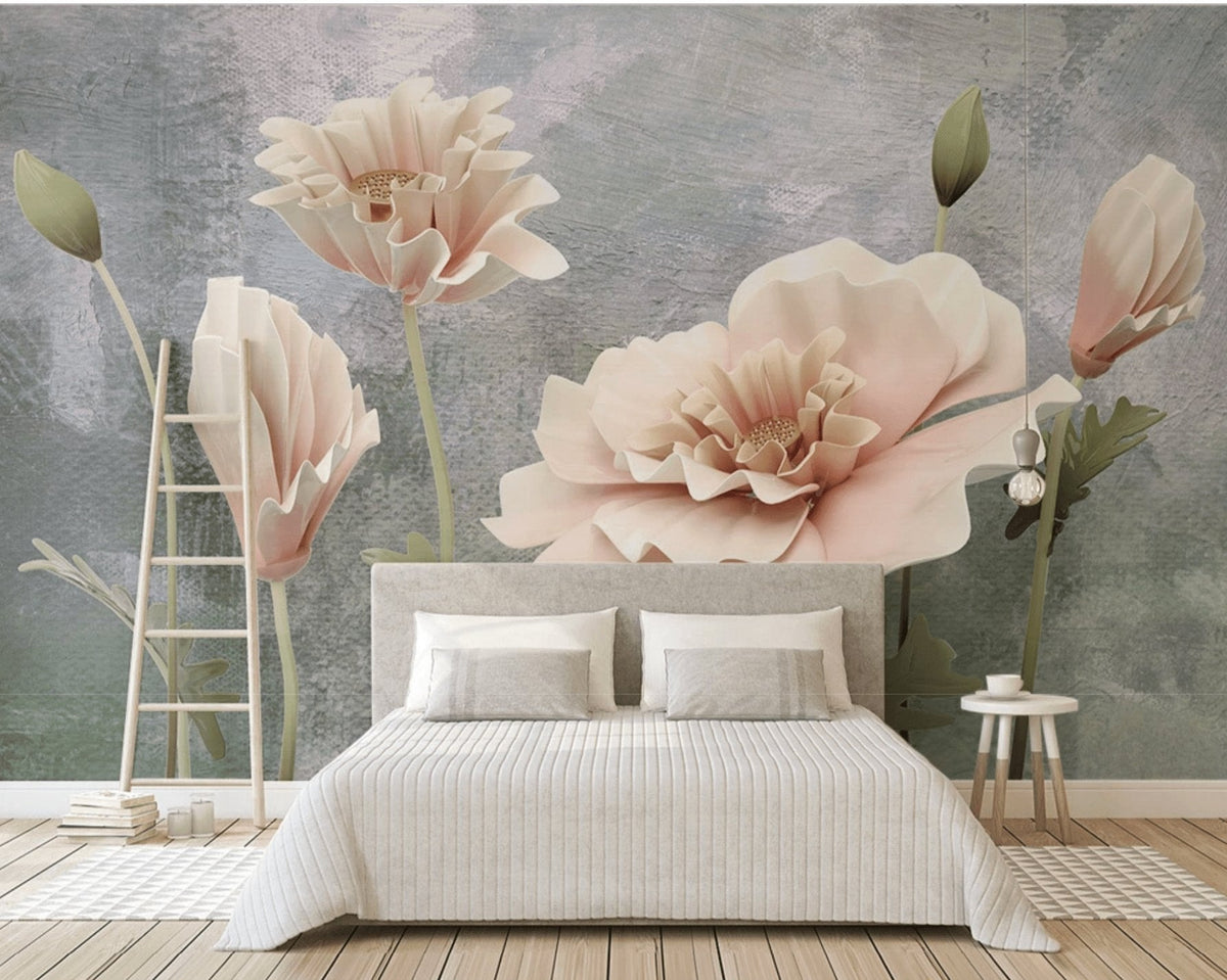 Papier peint panoramique Romantique Flower