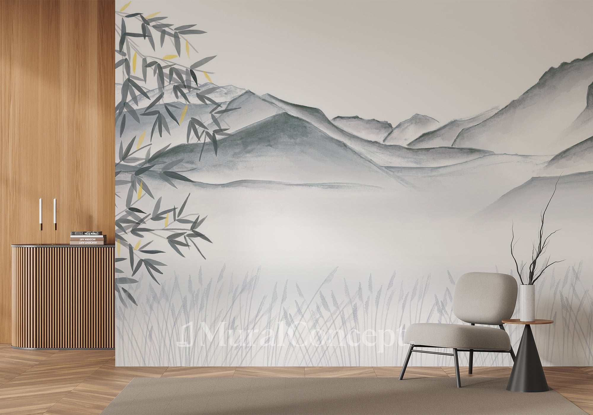Papier Peint Montagne : Design Élégant et Naturel | MuralConcept