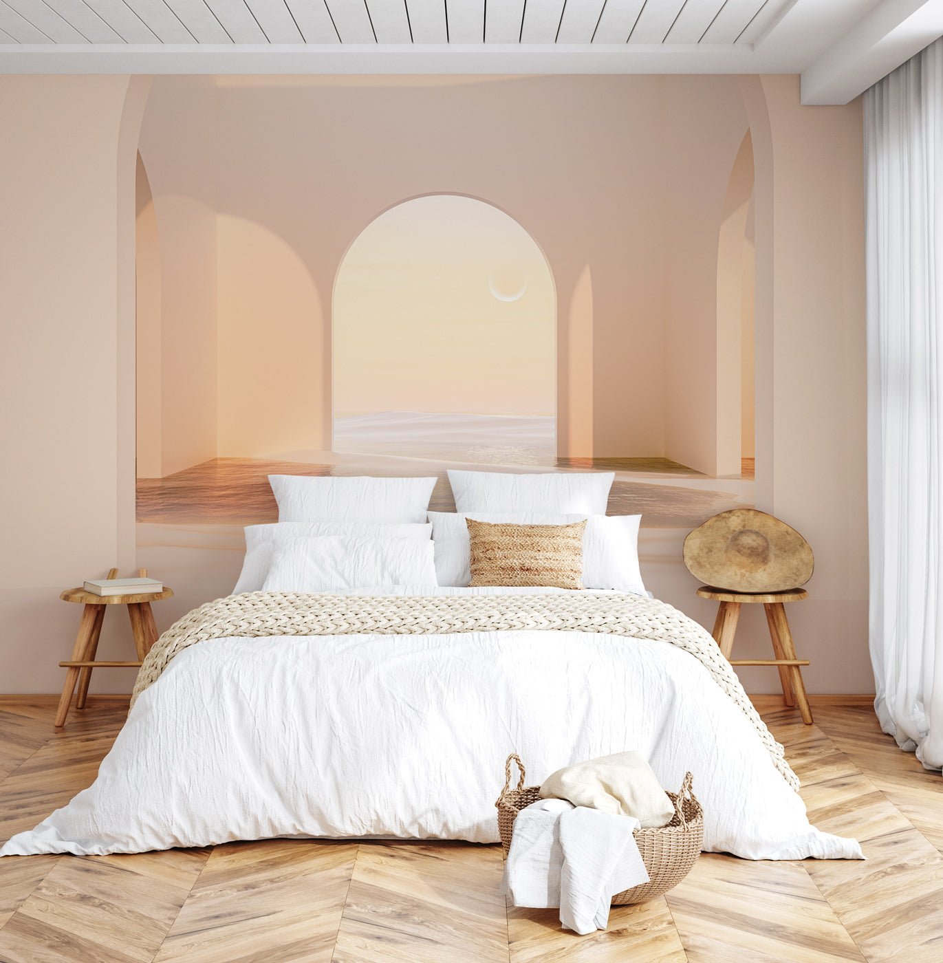 Papier peint panoramique design sunset arch