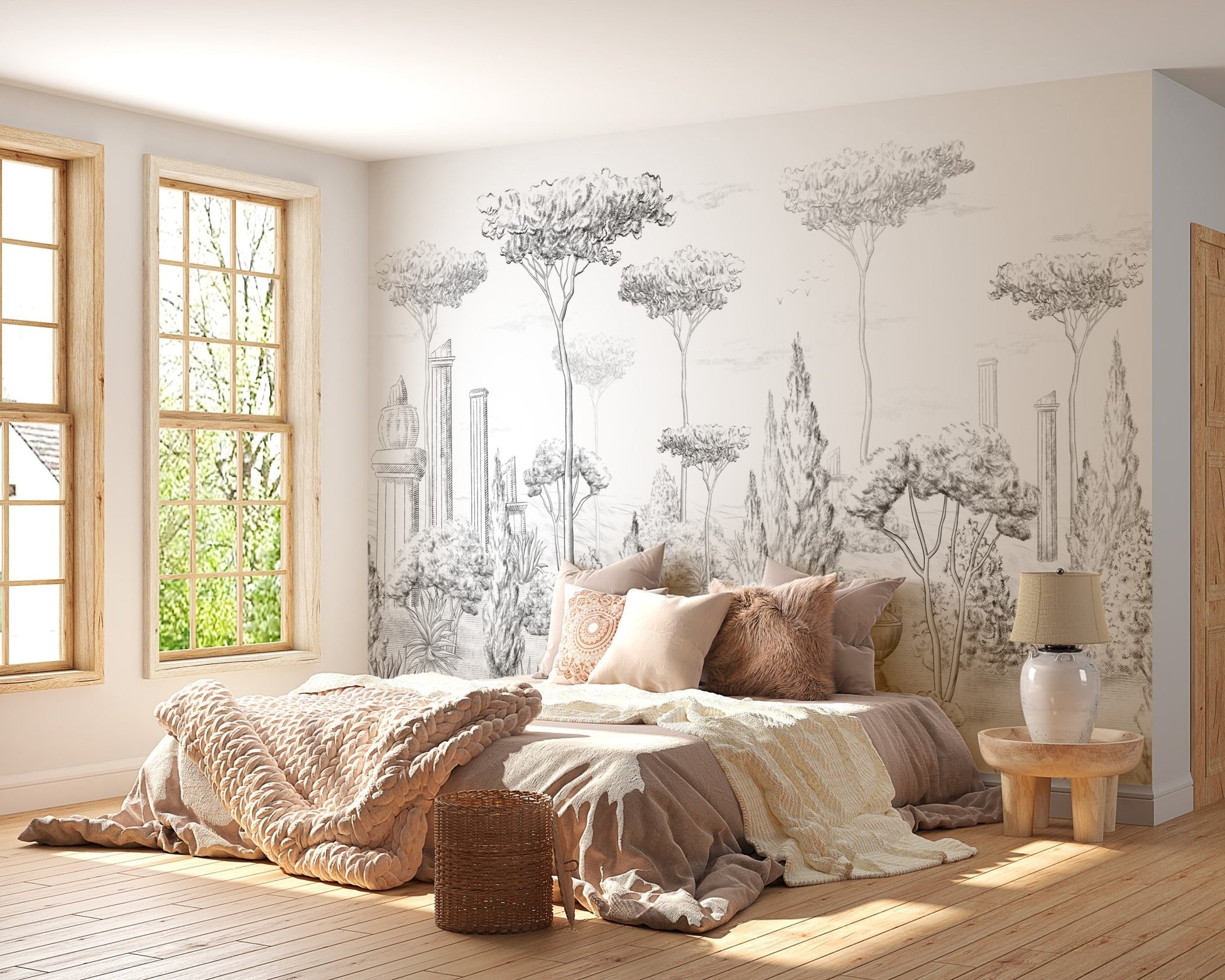 Papier peint scandinave - Panoramiques tendances